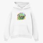 Толстовка худи оверсайз