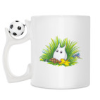 Кружка с футбольным мячиком