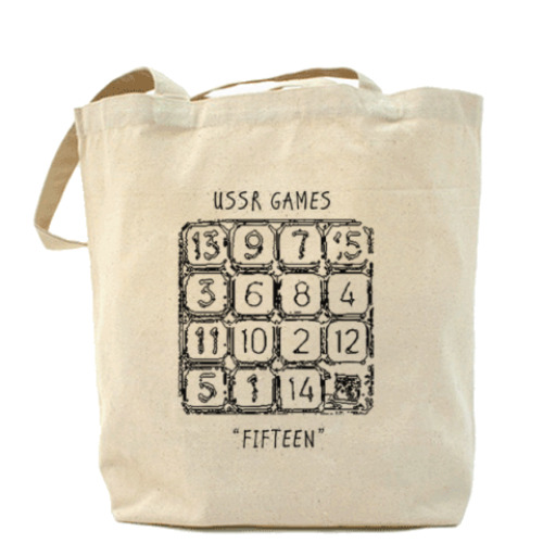 Сумка шоппер с принтом Ретро игра 15