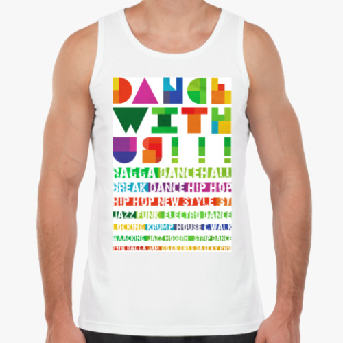 Майка с принтом Dance with us!
