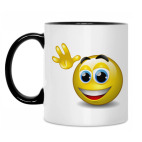 Кружка двухцветная