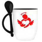 Кружка с ложкой