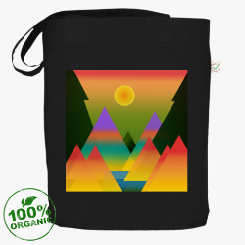 Сумка шоппер с принтом Индейское лето