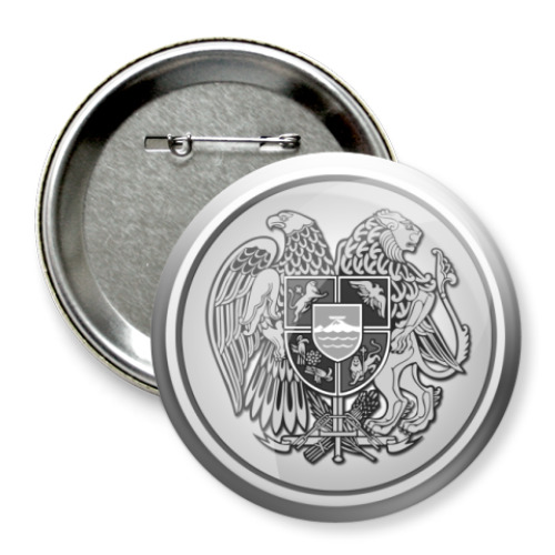Значок 75мм с принтом Армянский Герб