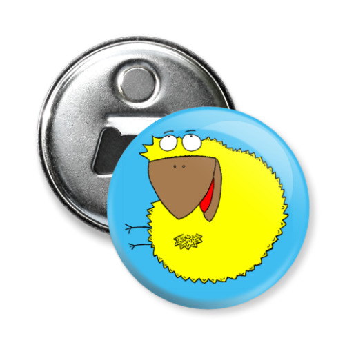 Магнит-открывашка с принтом Санни