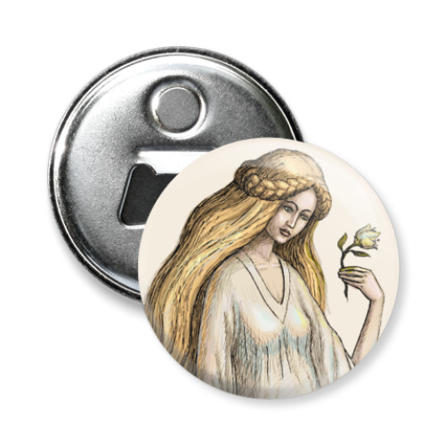 Магнит-открывашка с принтом Галадриэль