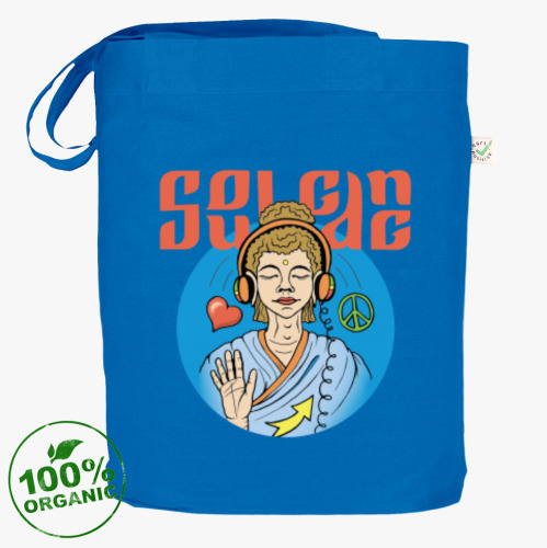 Сумка шоппер с принтом Сумка SOULGANG MUSIC