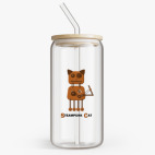 Банка с бамбуковой крышкой