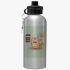 Кот, кофе и фраза Доброе утро!