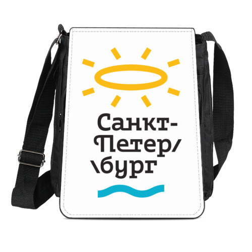 Сумка-планшет с принтом Душа Петербурга