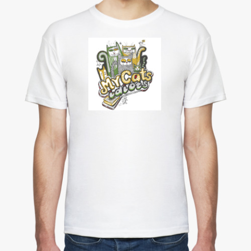 Футболка с принтом My Cats Idiots