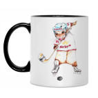 Кружка двухцветная