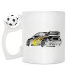 Кружка с футбольным мячиком