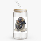 Банка с бамбуковой крышкой