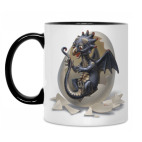 Кружка двухцветная