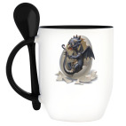 Кружка с ложкой