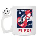 Кружка с футбольным мячиком