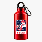 Металлическая бутылка 400 мл UV-DTF