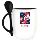 Кружка с ложкой