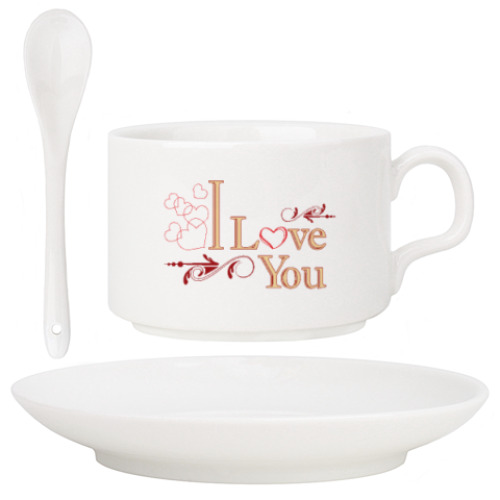 Кофейный набор с принтом Мишки Тедди