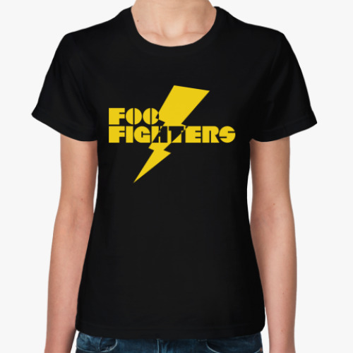 Женская футболка с принтом Foo Fighters