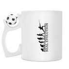 Кружка с футбольным мячиком