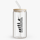 Банка с бамбуковой крышкой