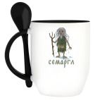 Кружка с ложкой