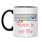 Кружка двухцветная