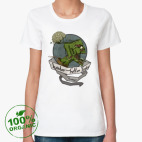 Женская футболка органик