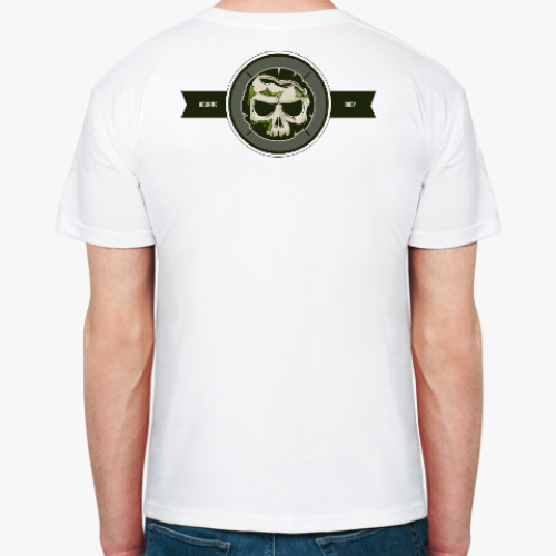 Футболка с принтом Obey. Zomby