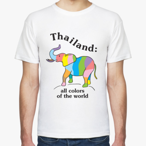 Футболка с принтом Пусть Таиланд всегда будет с вами!