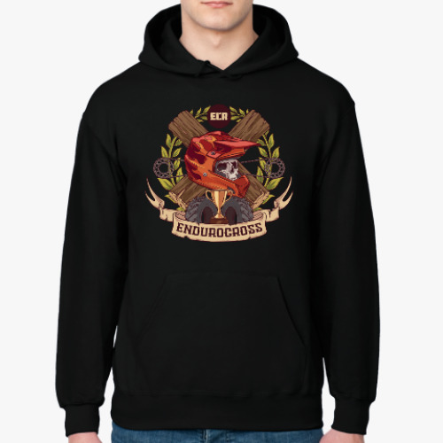 Толстовка худи с принтом Endurocross
