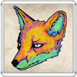 Лиса цветная