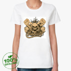 Женская футболка органик