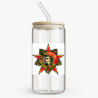 Банка с бамбуковой крышкой