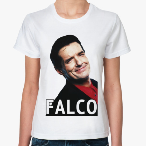 Классическая футболка с принтом Falco