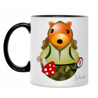 Кружка двухцветная