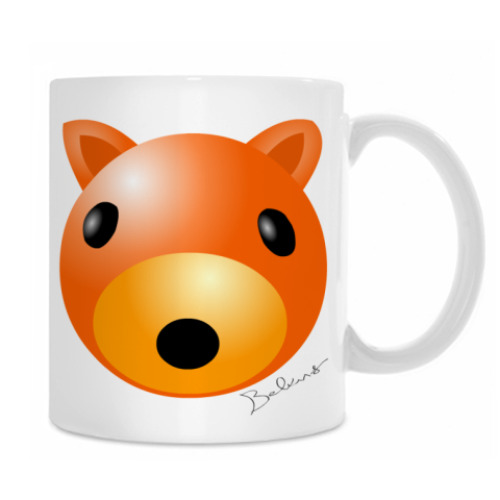 Кружка с принтом ФОТЯ белка