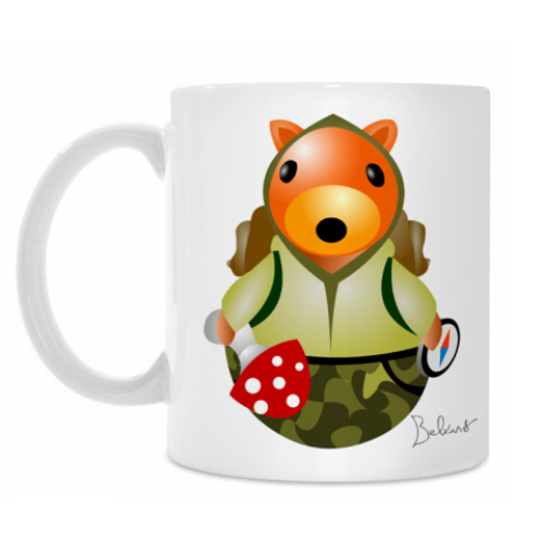 Кружка с принтом ФОТЯ белка