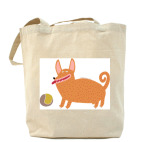 собака и мяч