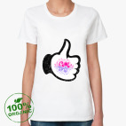 Женская футболка органик