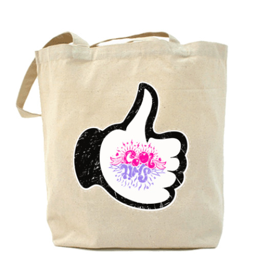 Сумка шоппер с принтом кулшыт