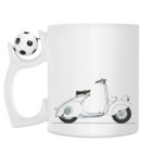 Кружка с футбольным мячиком