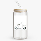 Банка с бамбуковой крышкой