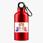 Металлическая бутылка 400 мл UV-DTF