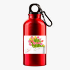 Металлическая бутылка 400 мл UV-DTF