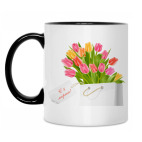 Кружка двухцветная