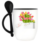 Кружка с ложкой