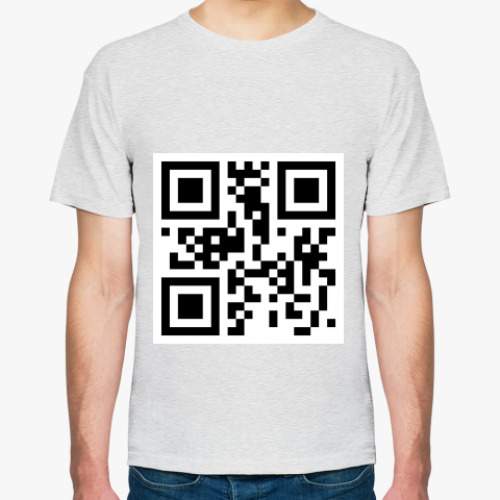 Футболка с принтом QR [Привет!]